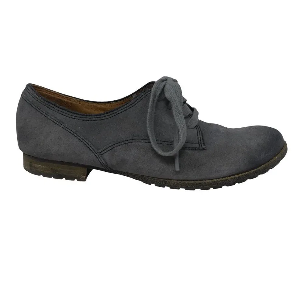 Naya Tiber Gray Leather Lace‎ Up Oxford Shoes Womens 7.5
